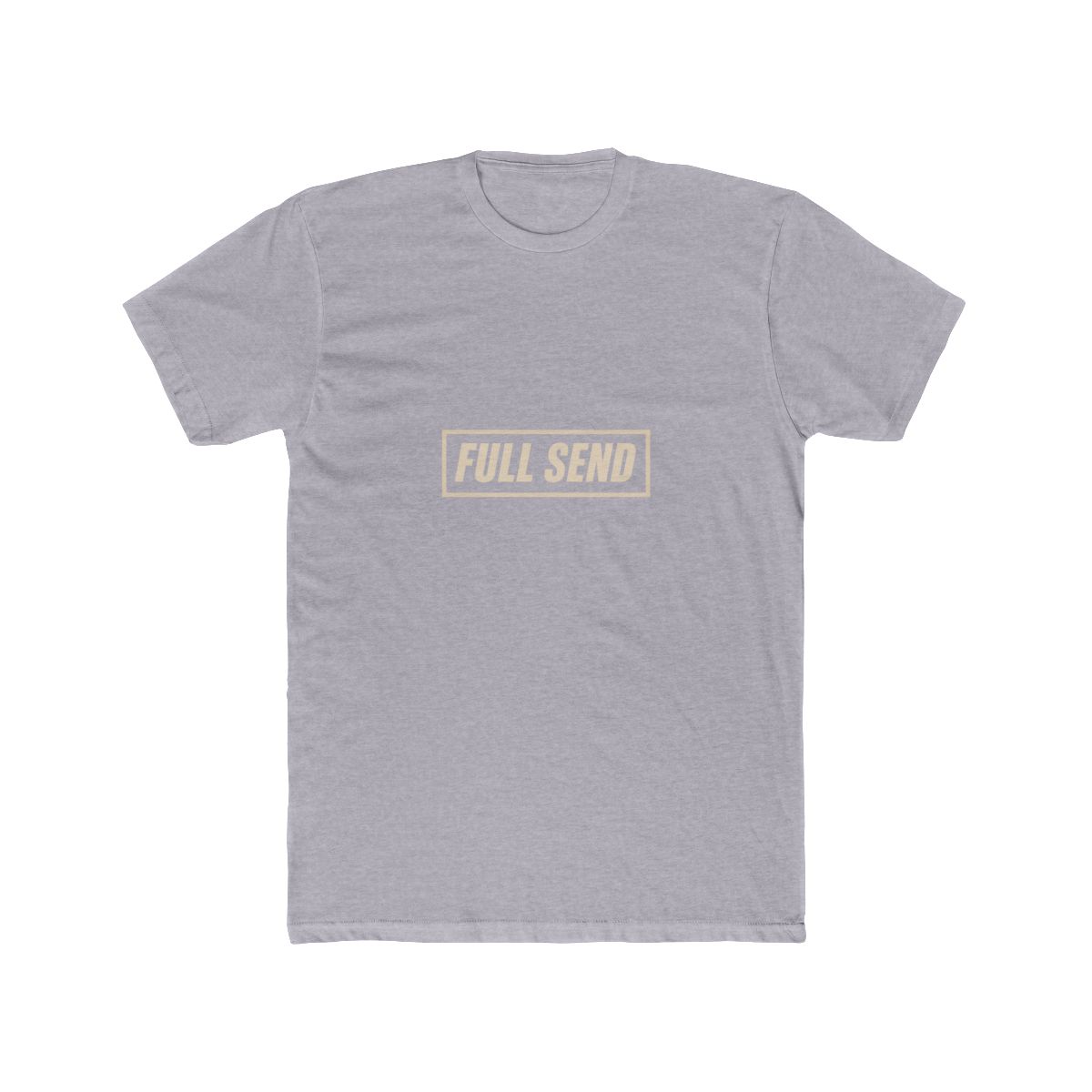 Sleek Minimalist Brown Box Logo T-Shirt - alternate angle 3, merchandise