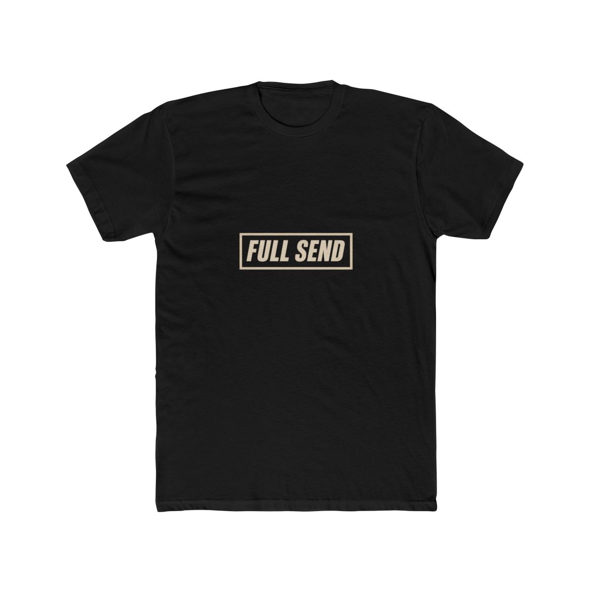 Sleek Minimalist Brown Box Logo T-Shirt