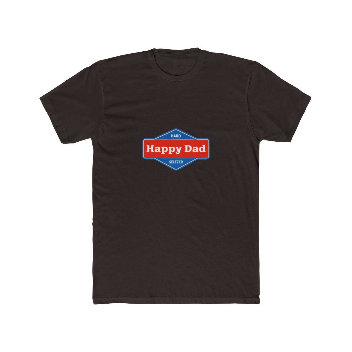 Happy Dad Front and Back Logo Tee (White) - alternate angle 2, merchandise