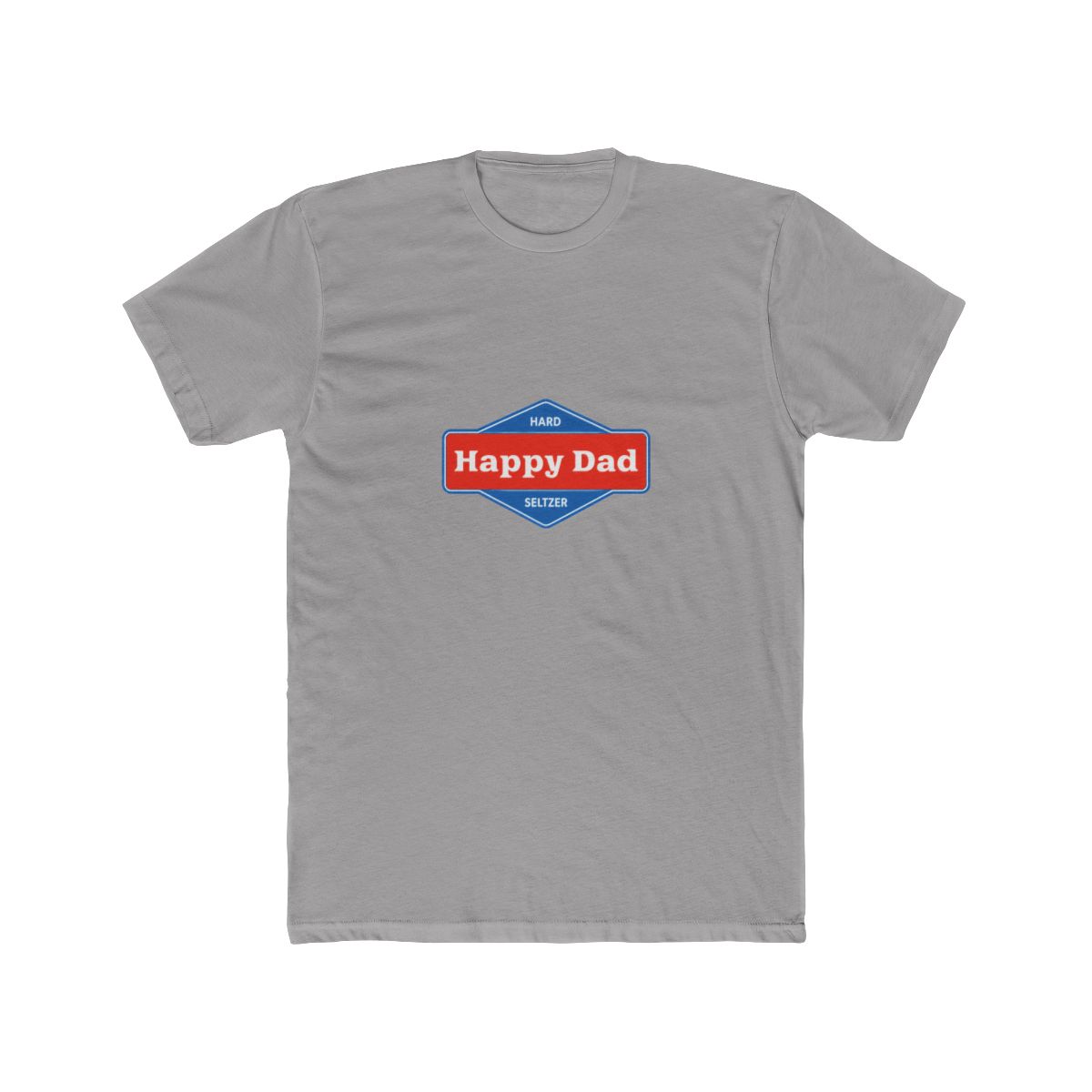 Happy Dad Front and Back Logo Tee (White) - Official t-shirts merchandise