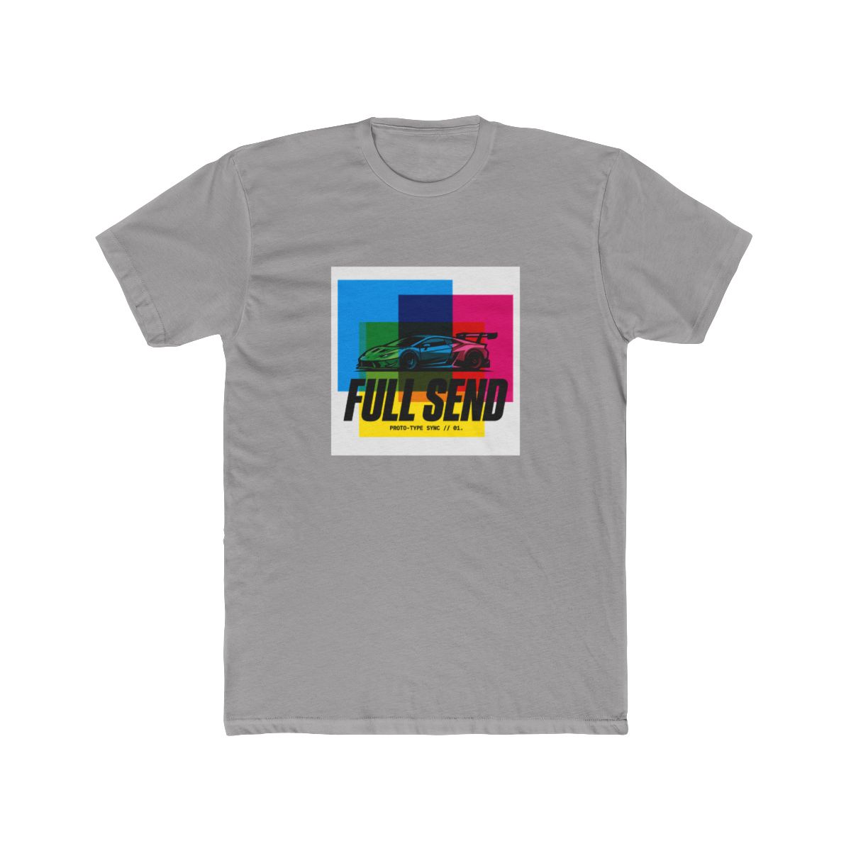 Full Send Proto Type Sync 01 Sim Racing Supercar T Shirt - Official t-shirts merchandise