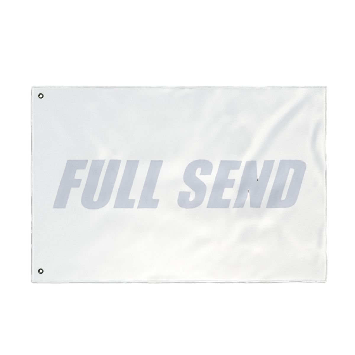 Full Send Flag (Black) - alternate angle 2, merchandise