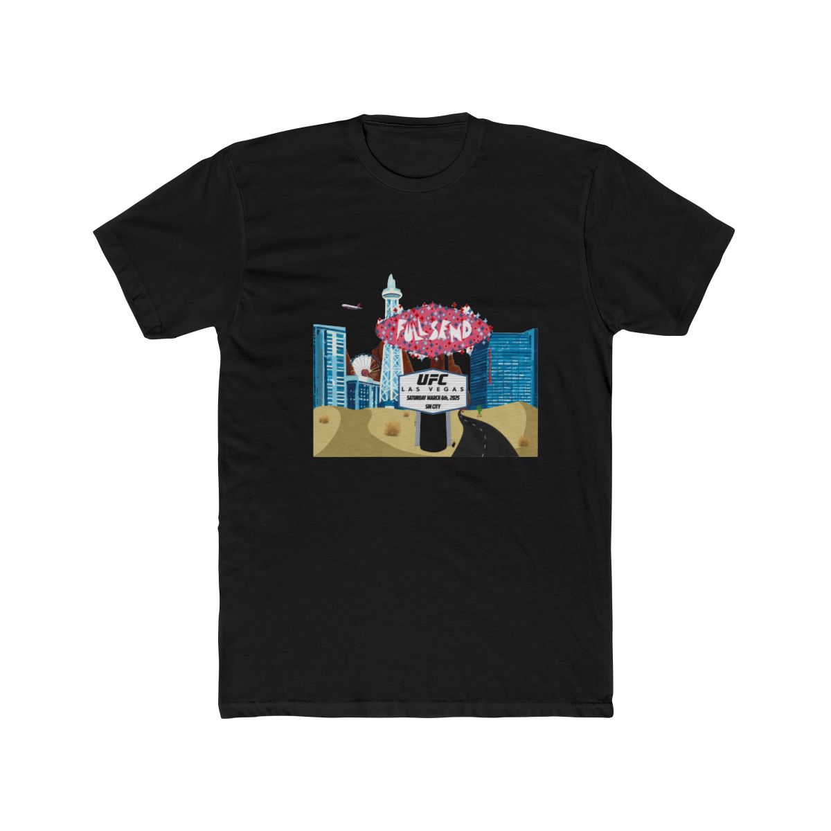 UFC Sin City Grey T Shirt | Nelk Boys & Full Send